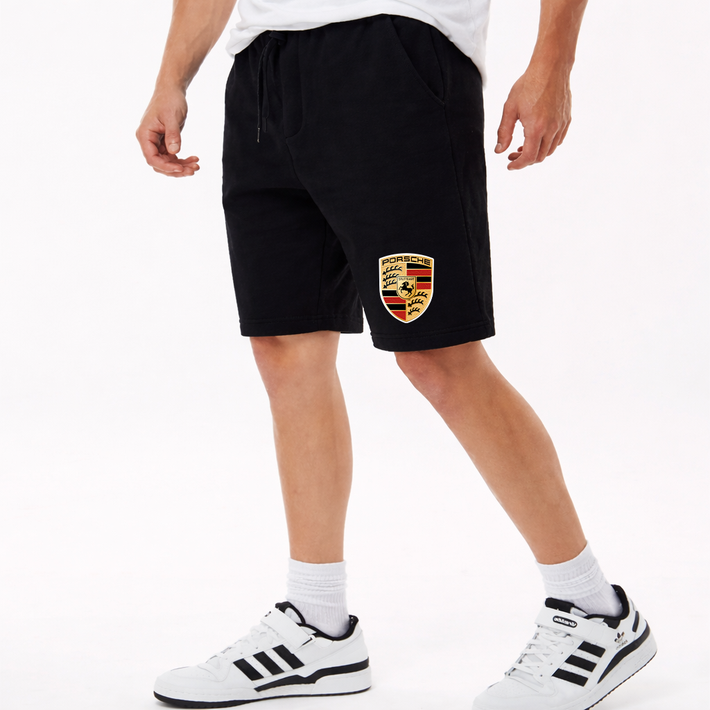 Men’s Porsche Car Athletic Fleece Shorts