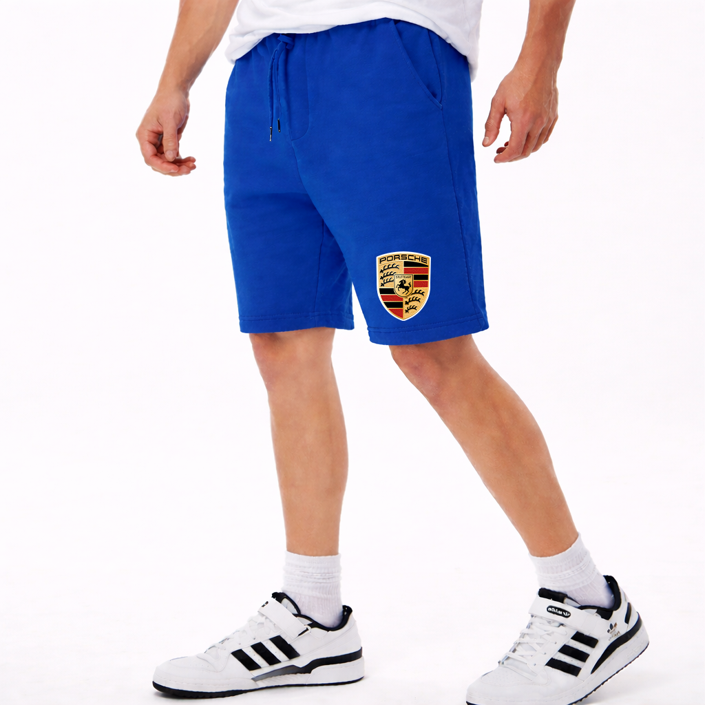 Men’s Porsche Car Athletic Fleece Shorts
