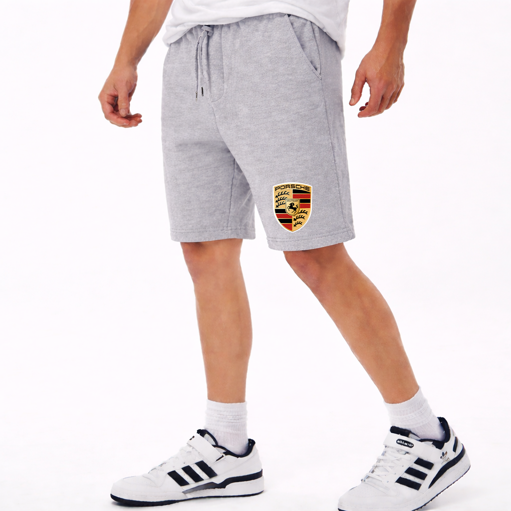 Men’s Porsche Car Athletic Fleece Shorts