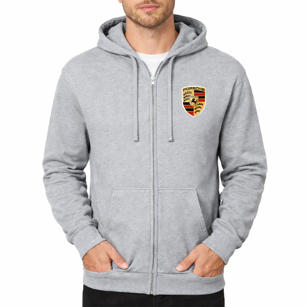 Men’s Porsche Car Zipper Hoodie
