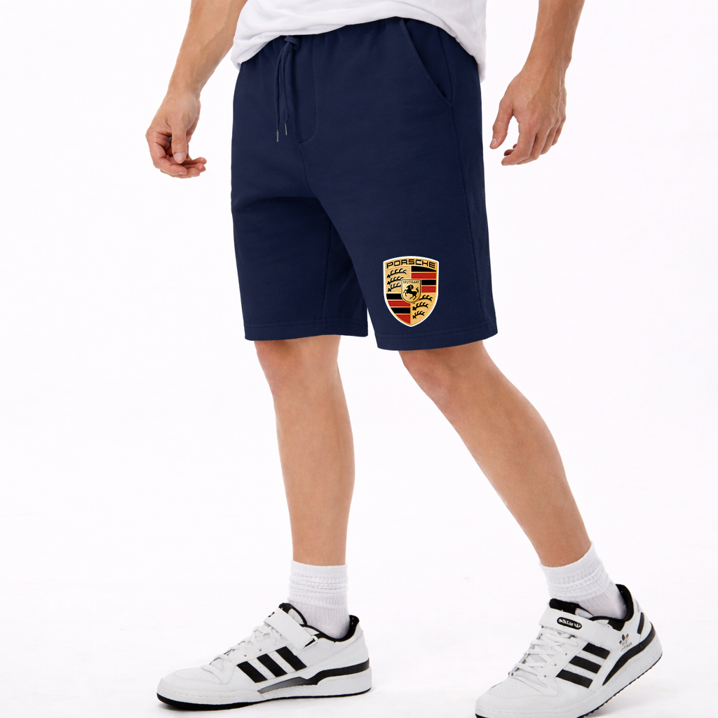 Men’s Porsche Car Athletic Fleece Shorts