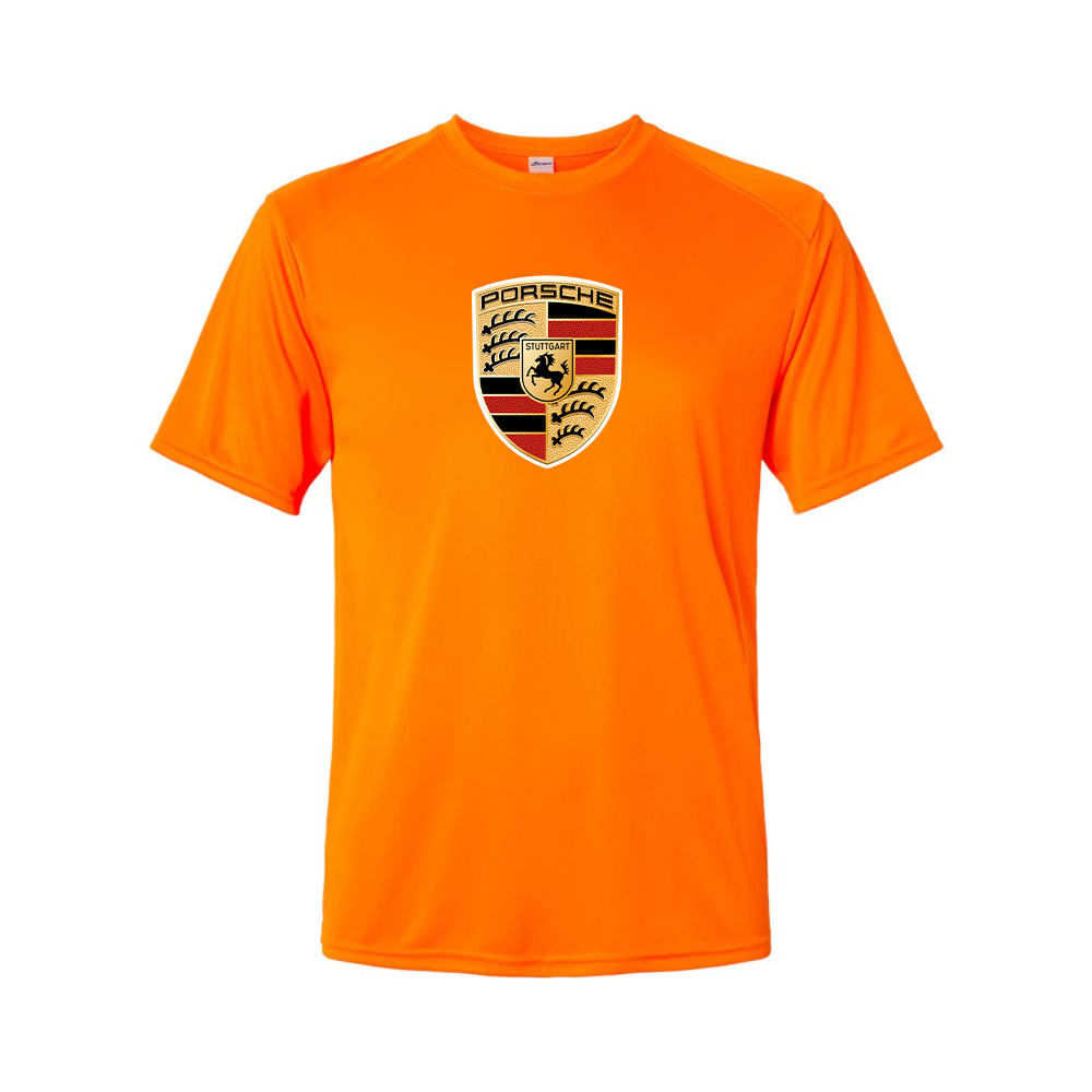 Youth Kids Porsche Car Polyester T-Shirt