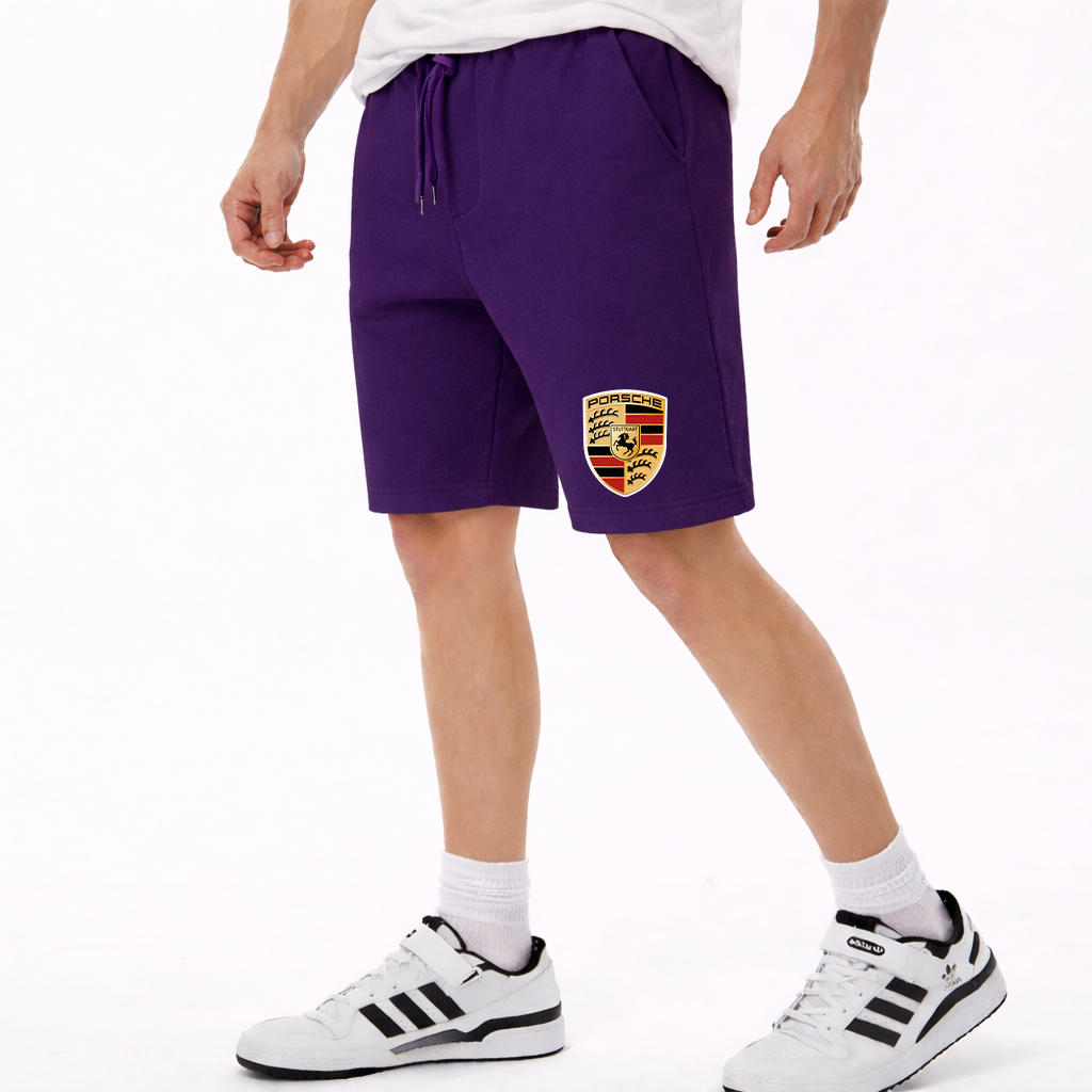 Men’s Porsche Car Athletic Fleece Shorts