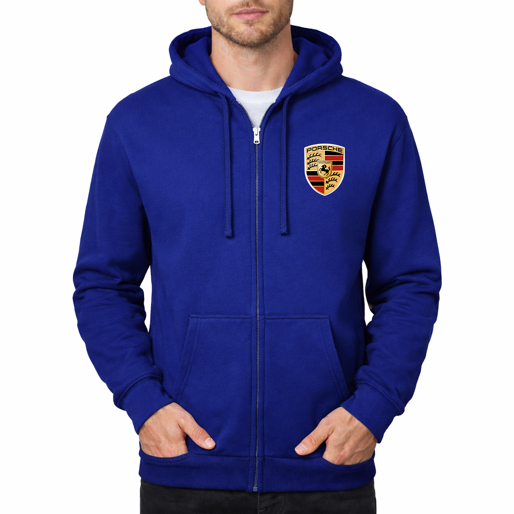 Men’s Porsche Car Zipper Hoodie