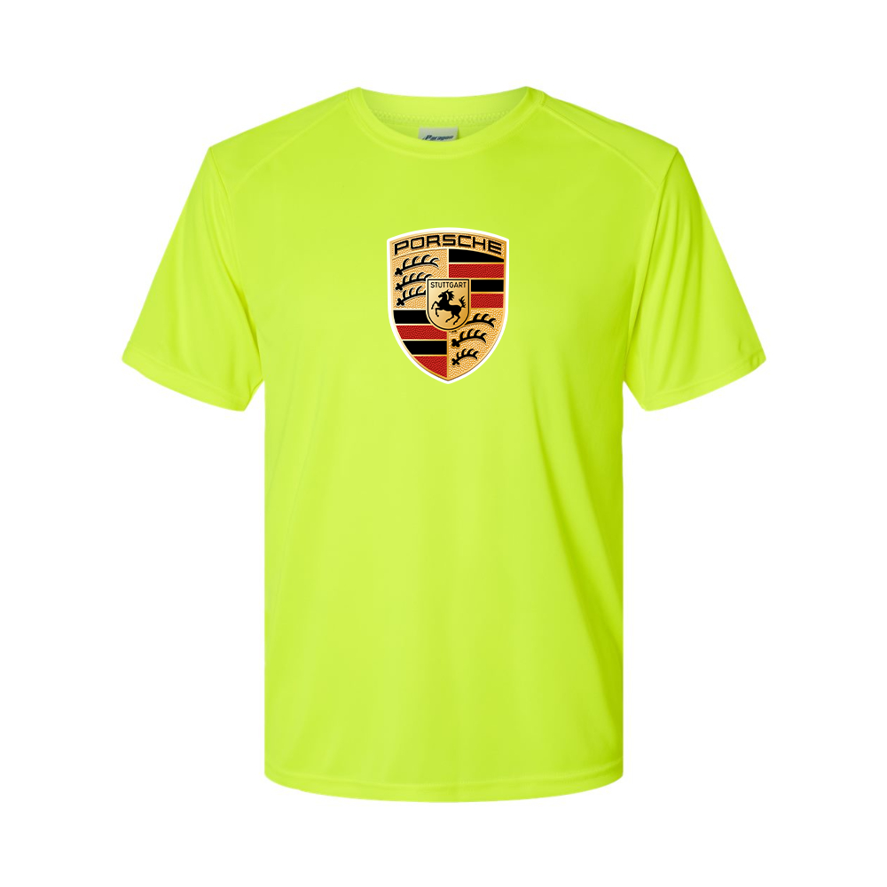 Youth Kids Porsche Car Polyester T-Shirt