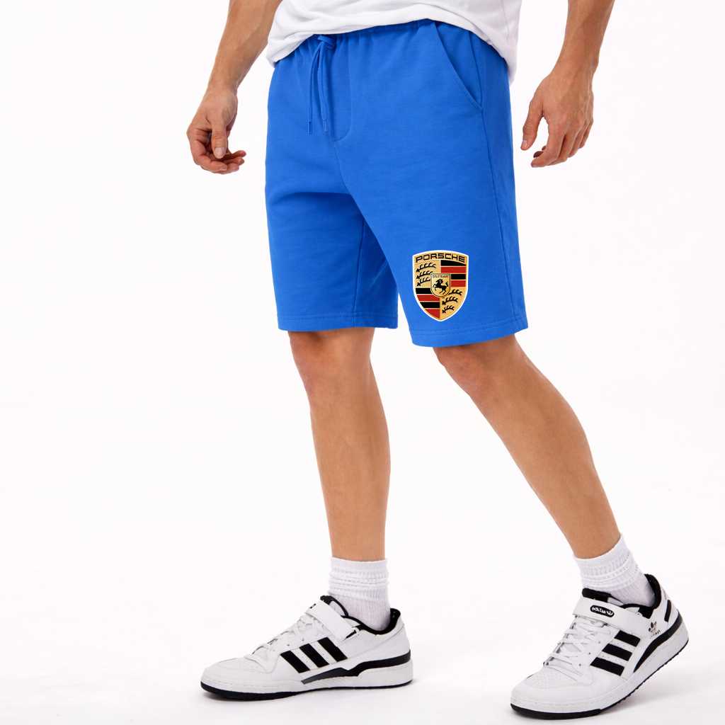 Men’s Porsche Car Athletic Fleece Shorts