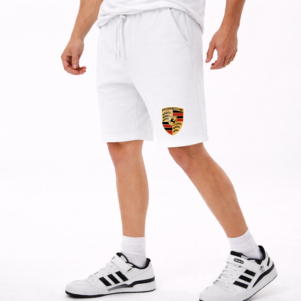 Men’s Porsche Car Athletic Fleece Shorts