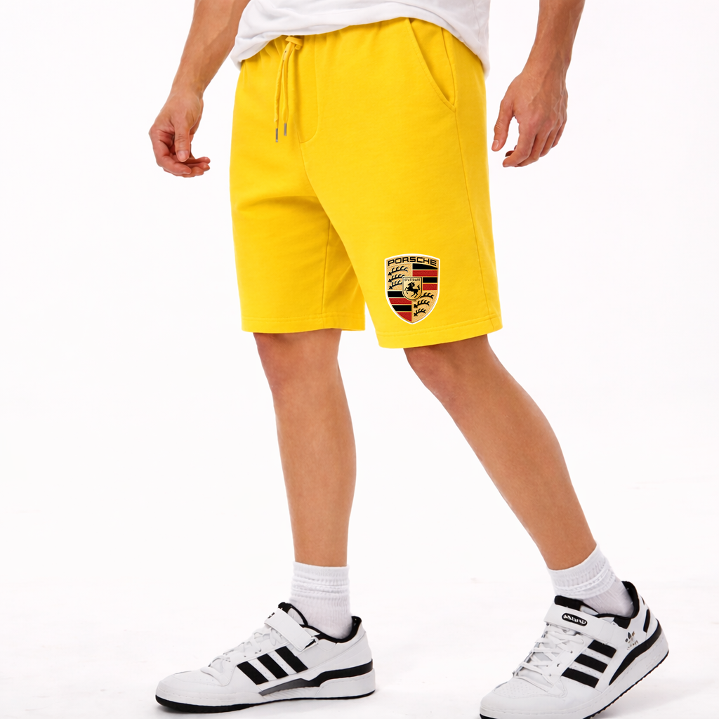 Men’s Porsche Car Athletic Fleece Shorts